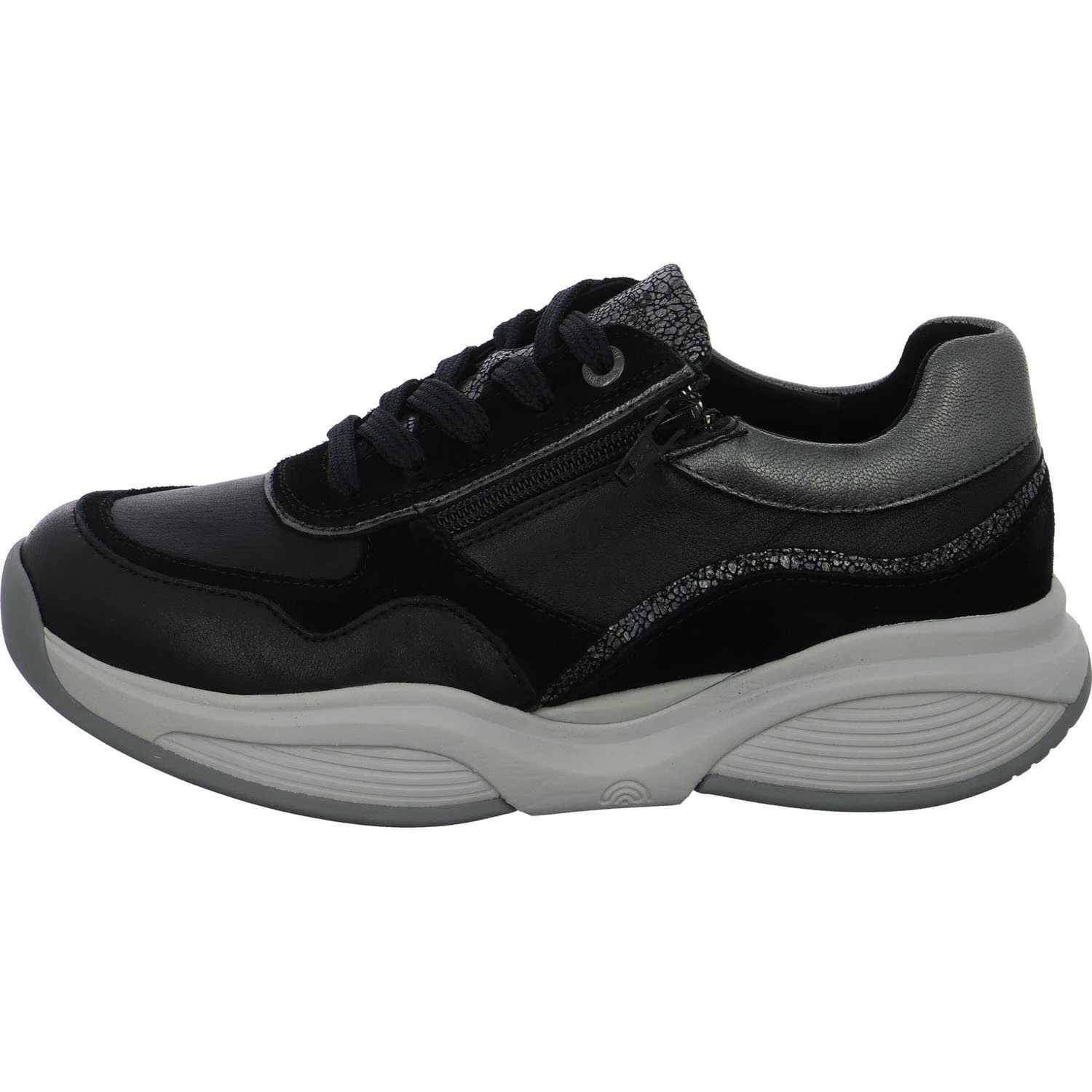 Xsensible Damen Schnürschuhe 30085.3/040-HX SWX11 black combi HX (weit)