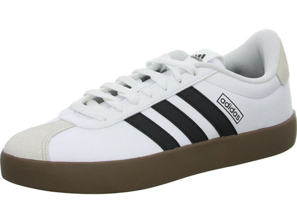 Adidas Herren Schnürschuhe ID6285/000 VL COURT 3.0 FTWWHT/CBLACK/GREONE normal