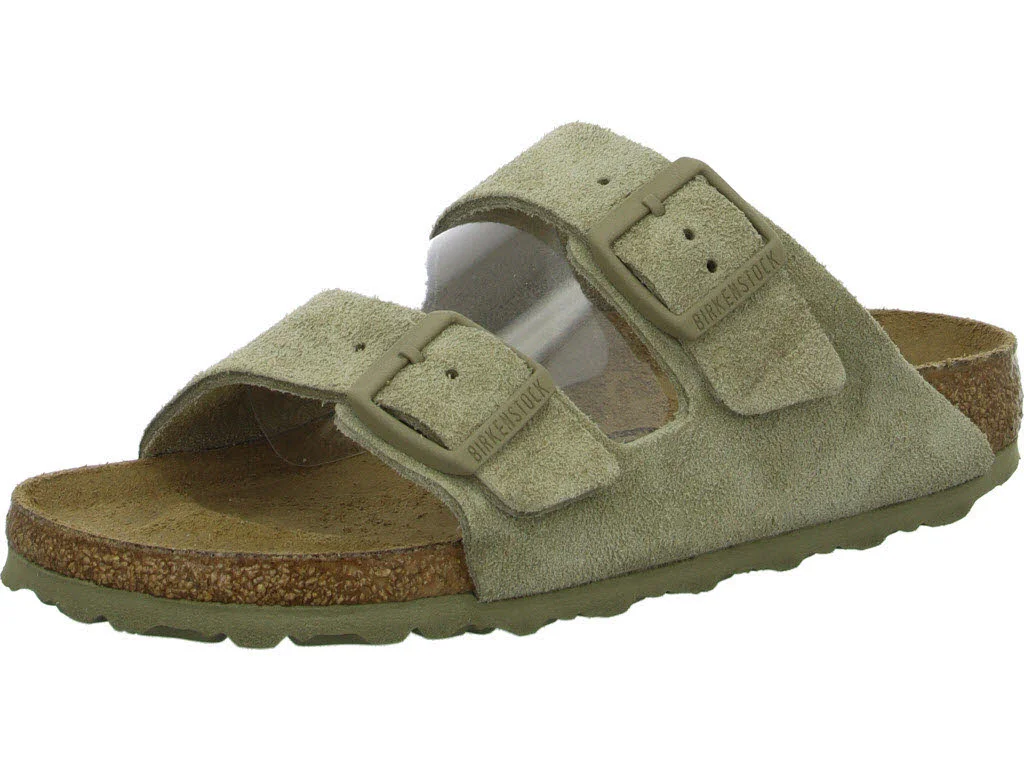 BIRKENSTOCK Pantoletten 1032061 Arizona faded khaki schmal