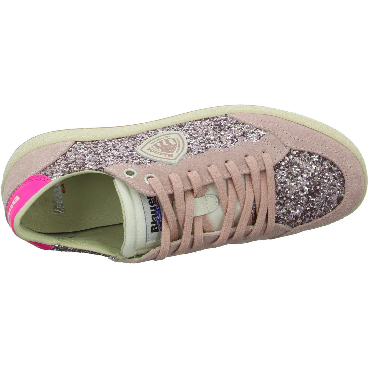 Blauer Damen Schnürschuhe S5OLYMPIA11/GLI OLYMPIA pink normal