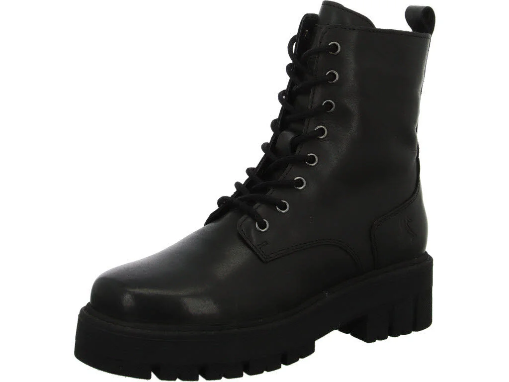 2go Fashion Damen Schnürstiefel warm 8260602-9 8260602 schwarz normal