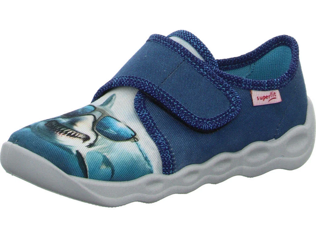 Superfit Kinder Hausschuhe 1-006274-8040 Bubble türkis WMS mittel