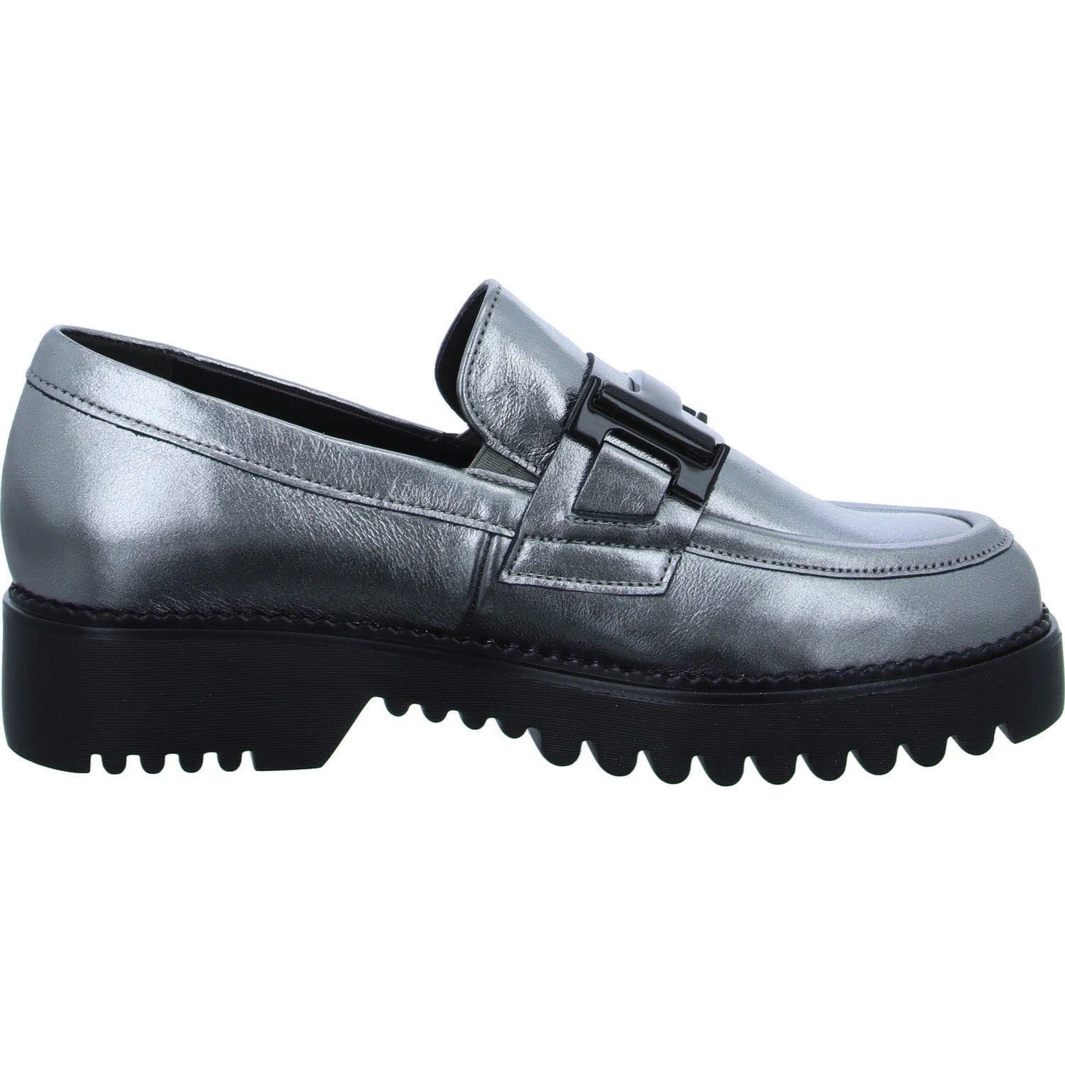Element 7 von 8 (Bild) – Gabor Damen Slipper 52.452.90 52.452 antiksilber (schwarzlack) G (normal)