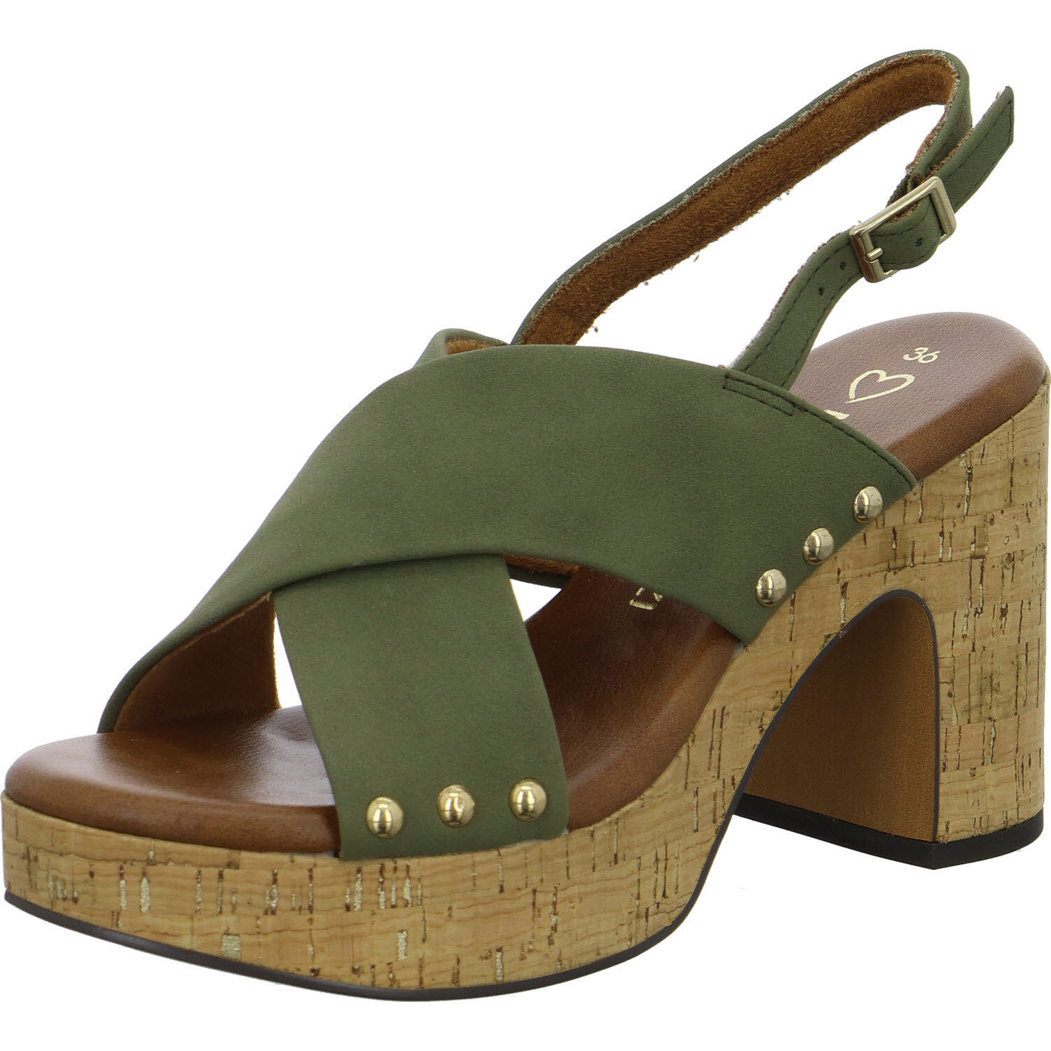 Marco Tozzi Damen Sandalen 2-28366-46/722 2-28366-46 olive normal
