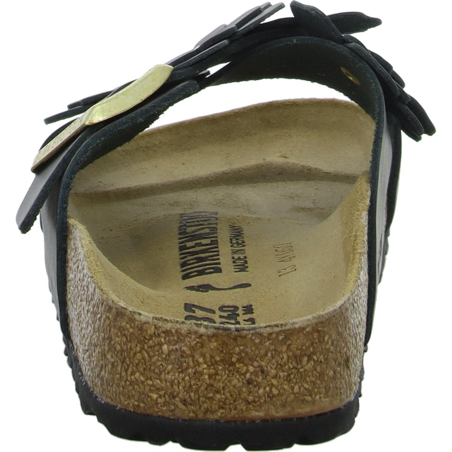Element 4 von 8 (Bild) – BIRKENSTOCK Pantoletten 1026734 Siena Flower Embellishment schwarz schmal