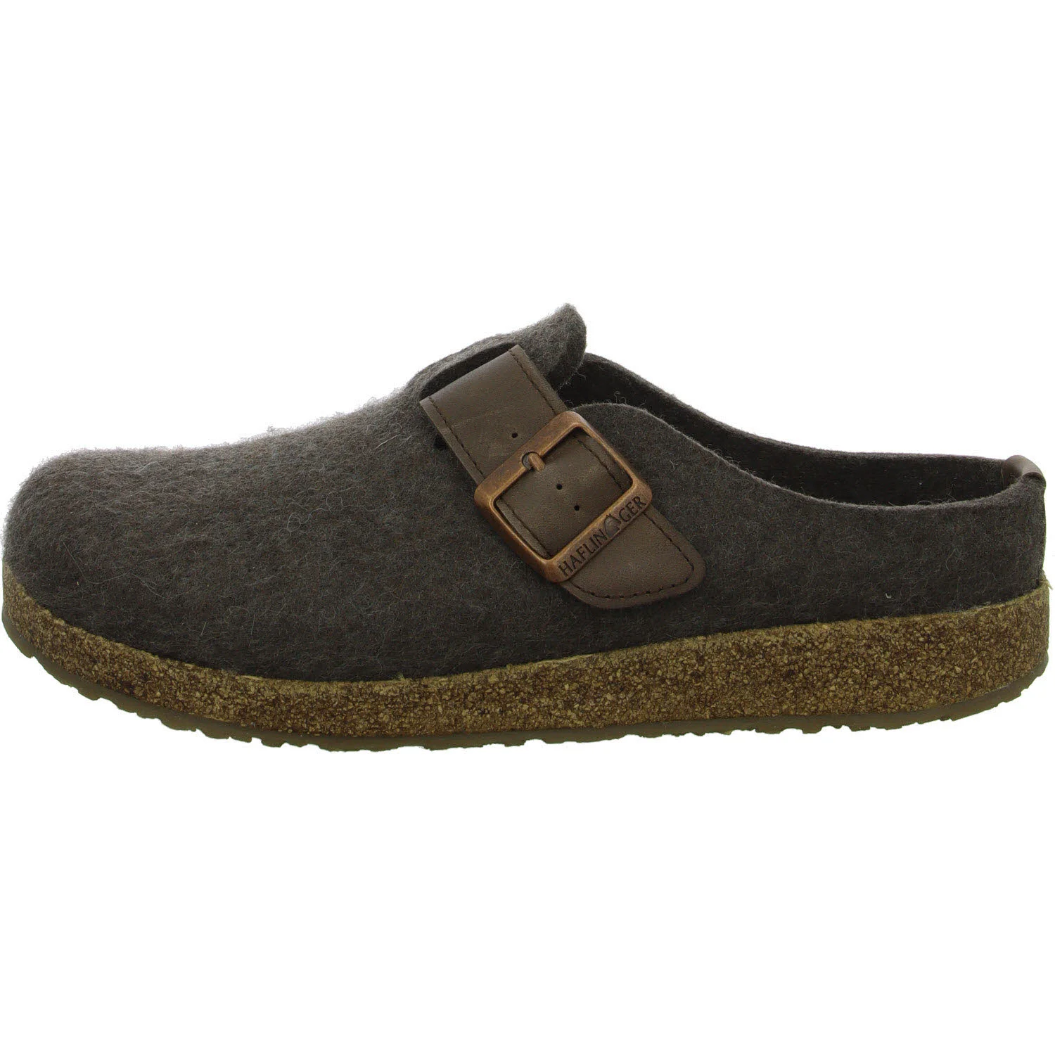 Haflinger Herren Winterpantoffel 712022-0-63 Grizzly Chicago braunmeliert normal