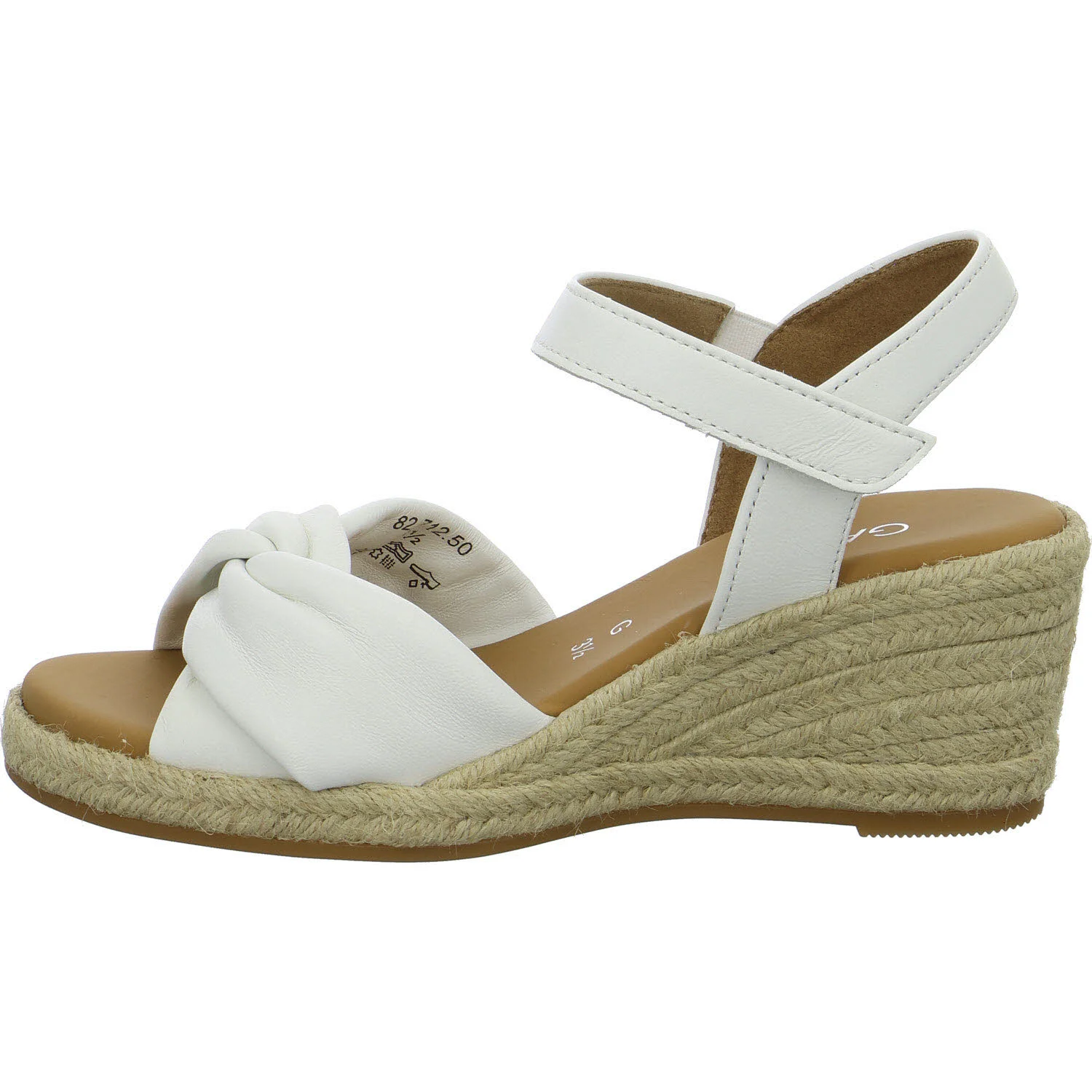 Gabor Damen Sandalen 82.712.50 82.712 weiss (Jute) G (normal)