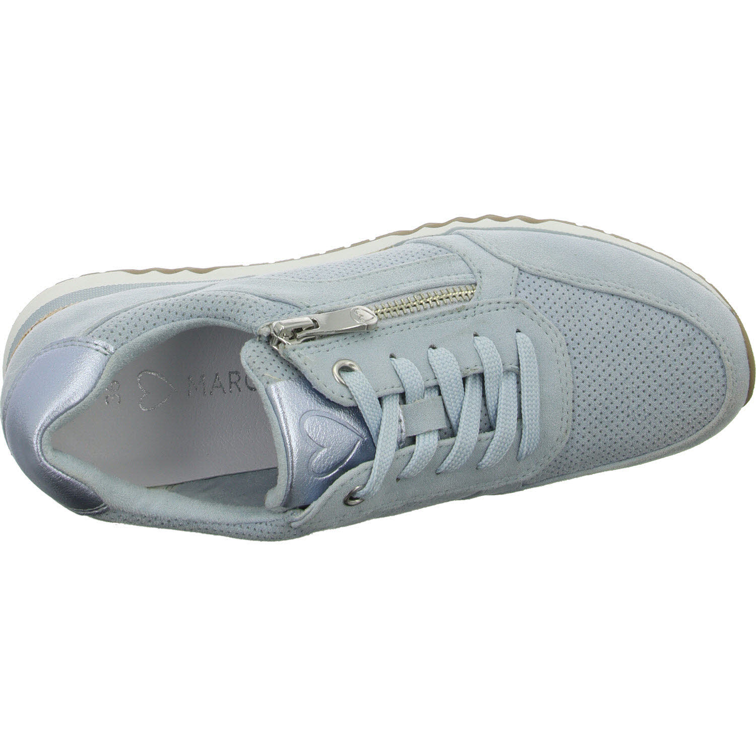 Marco Tozzi Damen Schnürschuhe 2-23781-41/876 2-23781-41 lt.blue comb normal