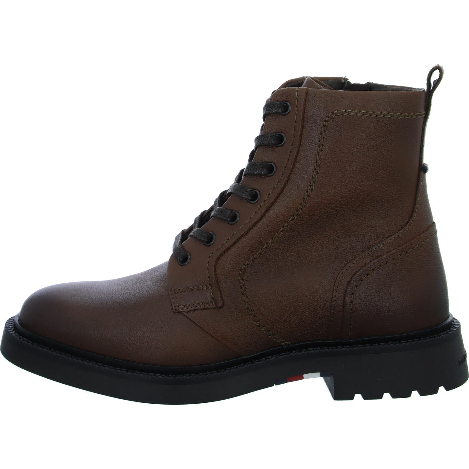 Tommy Hilfiger Herren Schnürstiefel FM0FM05183GVI HILFIGER COMFORT LWT LTH BOOT winter cognac normal
