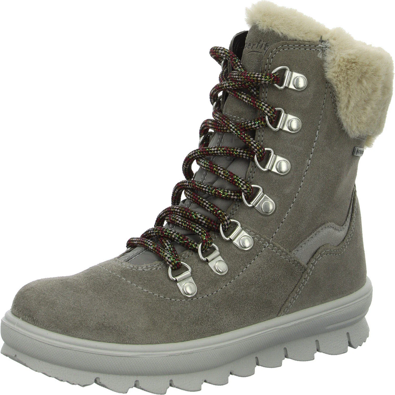 Superfit Kinder Schnürstiefel 1-000220-2020 Flavia grau WMS mittel