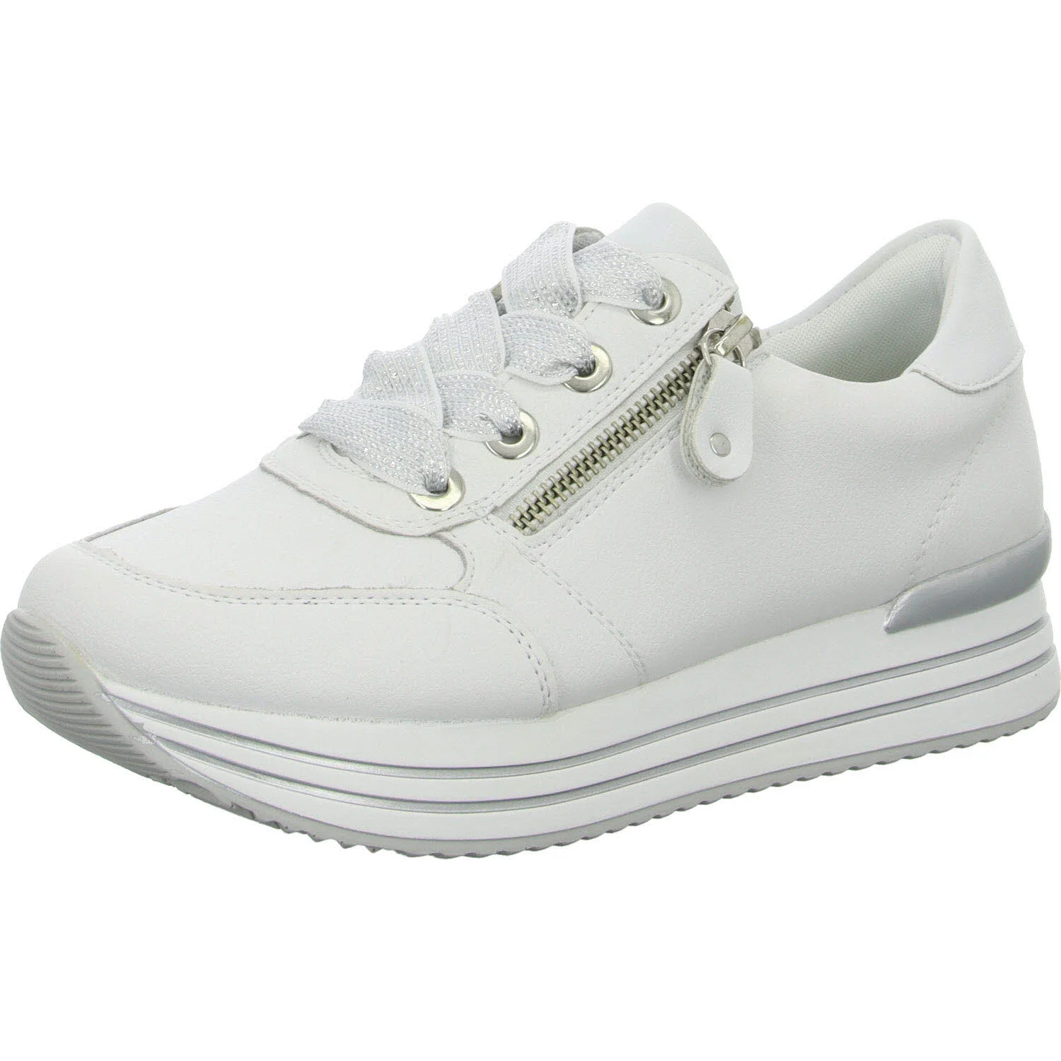 Element 2 von 8 (Bild) – Remonte Damen Schnürschuhe D1302-82 D1302 weiss/weiss G (weit)