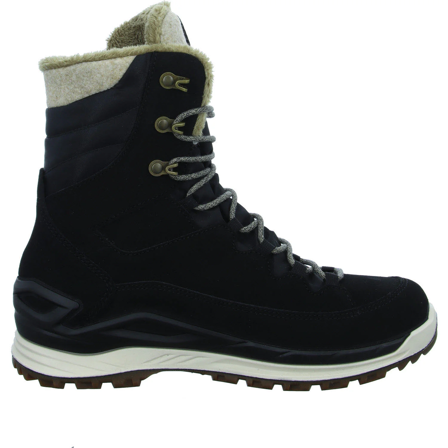 Element 7 von 8 (Bild) – Lowa Damen Schnürstiefel warm 421417/9932 Calceta Evo GTX Ws schwarz/champagner normal