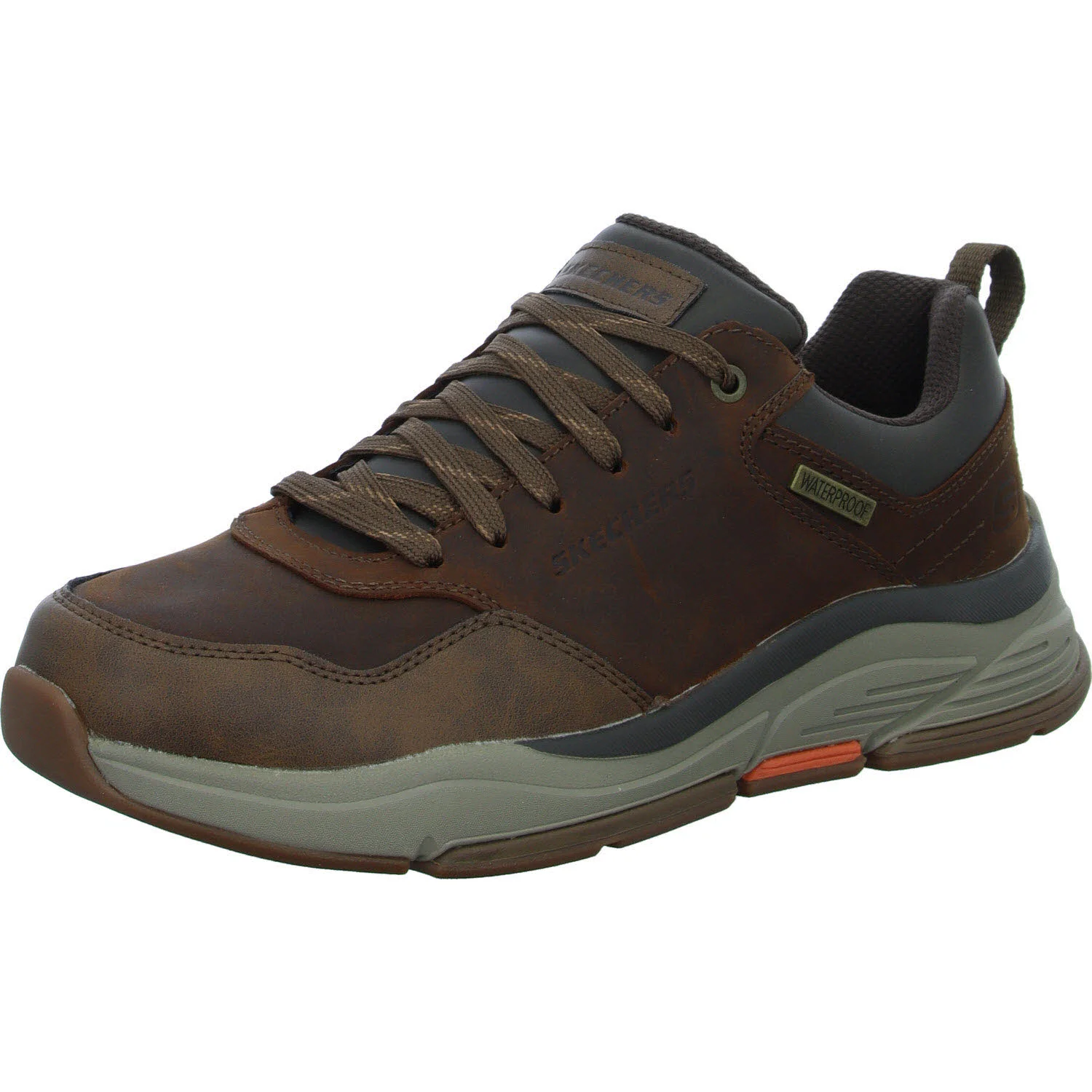 Element 2 von 8 (Bild) – Skechers Herren Schnürschuhe 210021 CDB Benago - Hombre dark brown normal