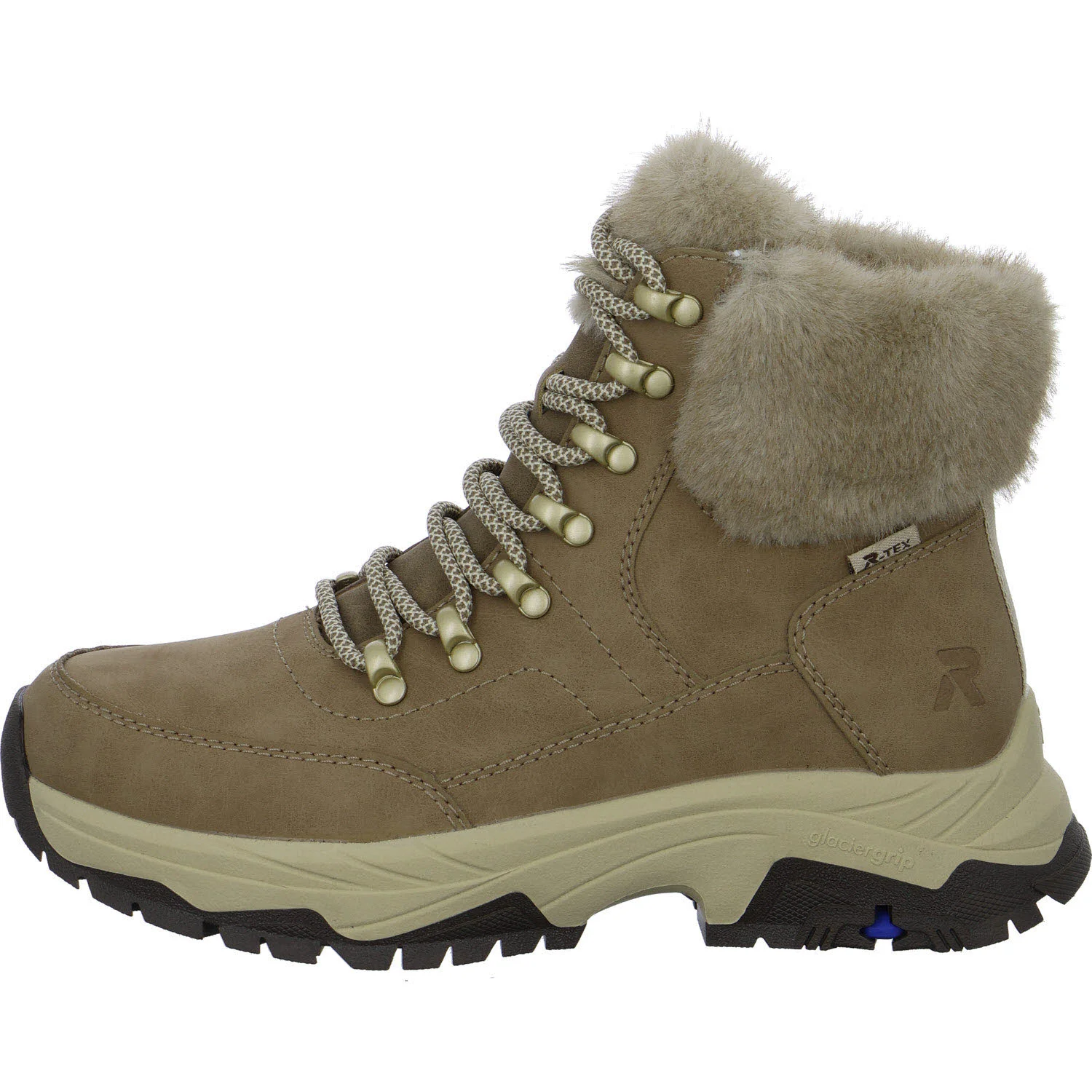 Element 6 von 8 (Bild) – Rieker Damen Schnürstiefel warm Z3971-20 Z3971 camel/beige/dango F 1/2 (normal)