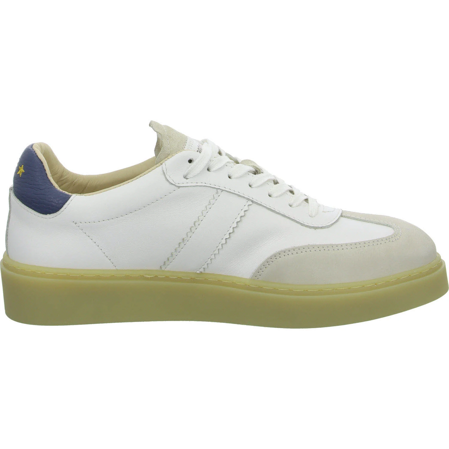 Pantofola d'Oro Herren Schnürschuhe PD001000651M 3153 ARGENTARIO white/light beige normal