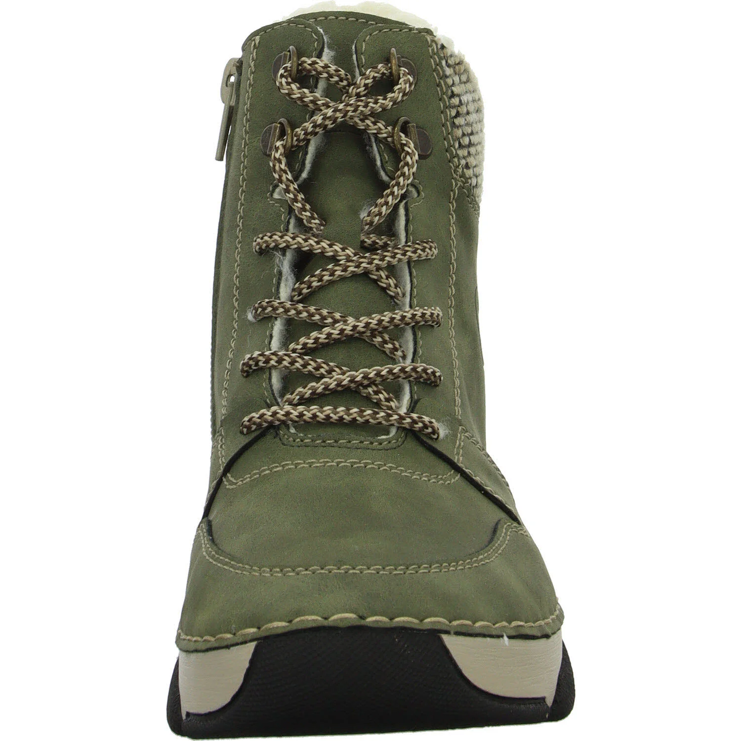 Element 3 von 8 (Bild) – Rieker Damen Schnürstiefel warm 45955-54 45955 liane/schwarz-kiesel F 1/2 (normal)