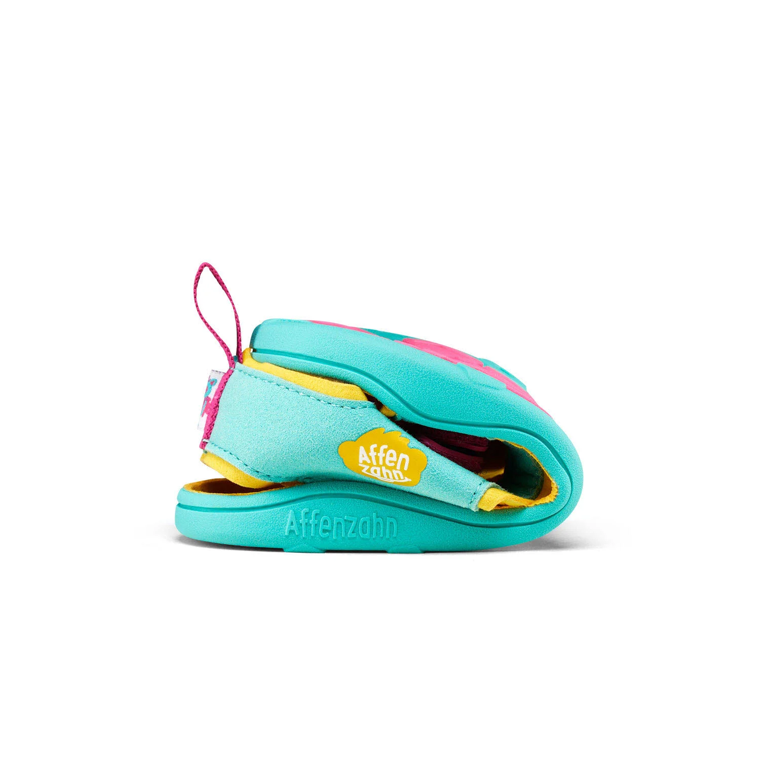 Affenzahn Kinder Sandalen 00392-30003 Sandale Vegan Airy Eule türkis/pink normal