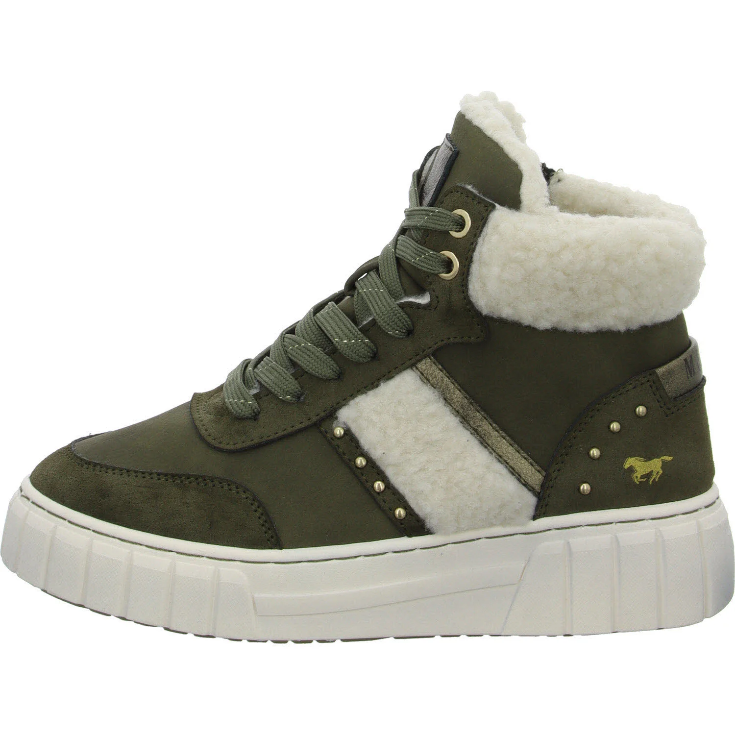 Mustang Damen Schnürstiefel warm 1446607-770 1446607 military normal