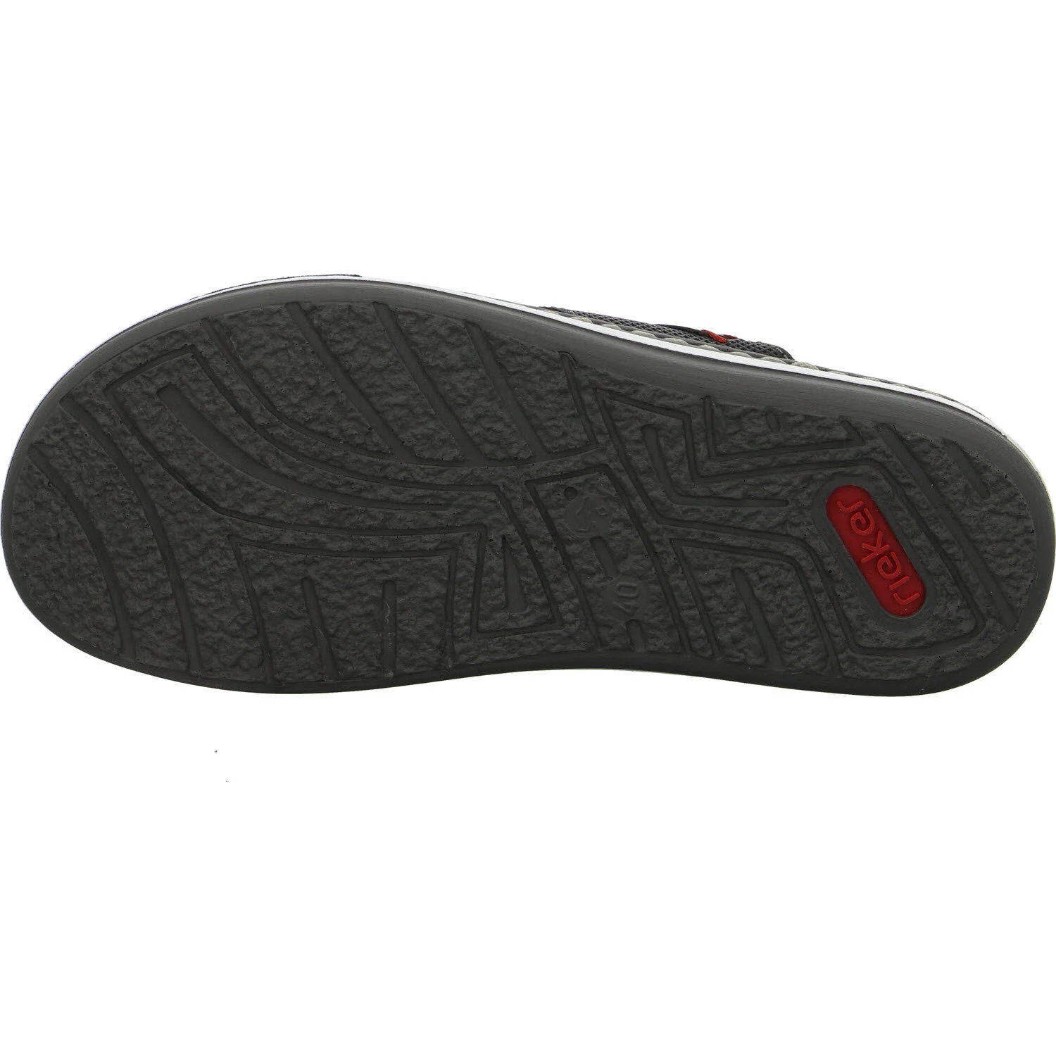 Rieker Pantoletten 21098-02 21098 schwarz/schwarz/cenere/negro G (weit)
