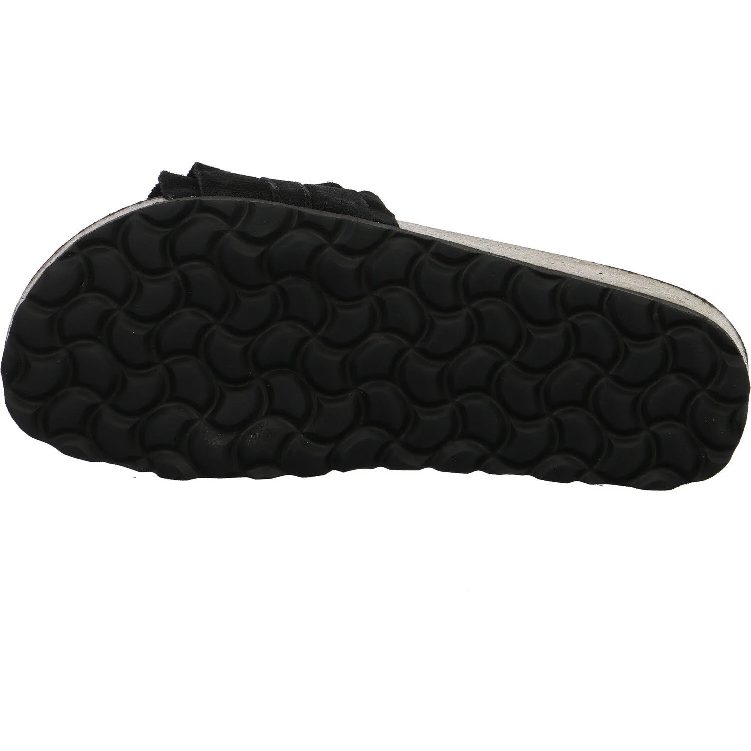 Verbenas Damen Pantoletten 3300620220 042 ROCIO SERRAJE VOLANTE negro normal
