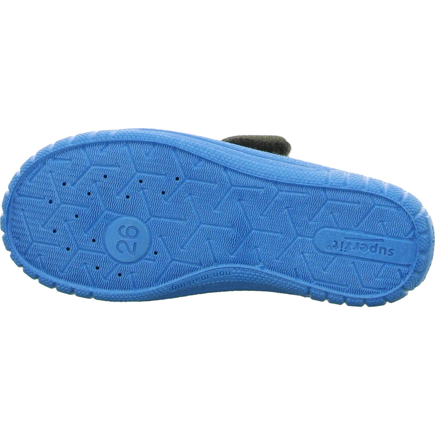 Superfit Kinder Hausschuhe 1-800278-2060 Bill grau/hellblau WMS mittel