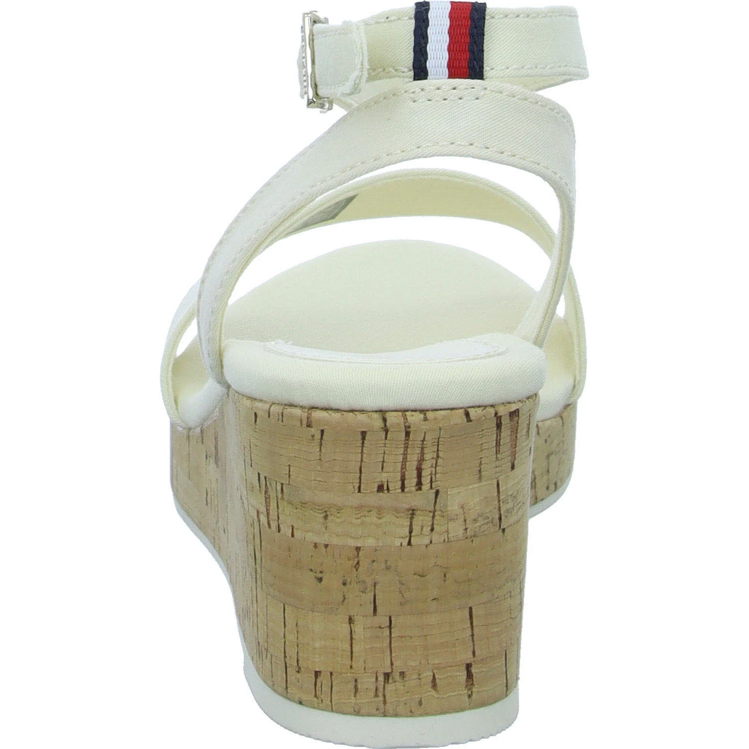 Tommy Hilfiger Damen Sandalen W0FW07969 AEF IM CORK LOW WEDGE SANDAL Calico normal