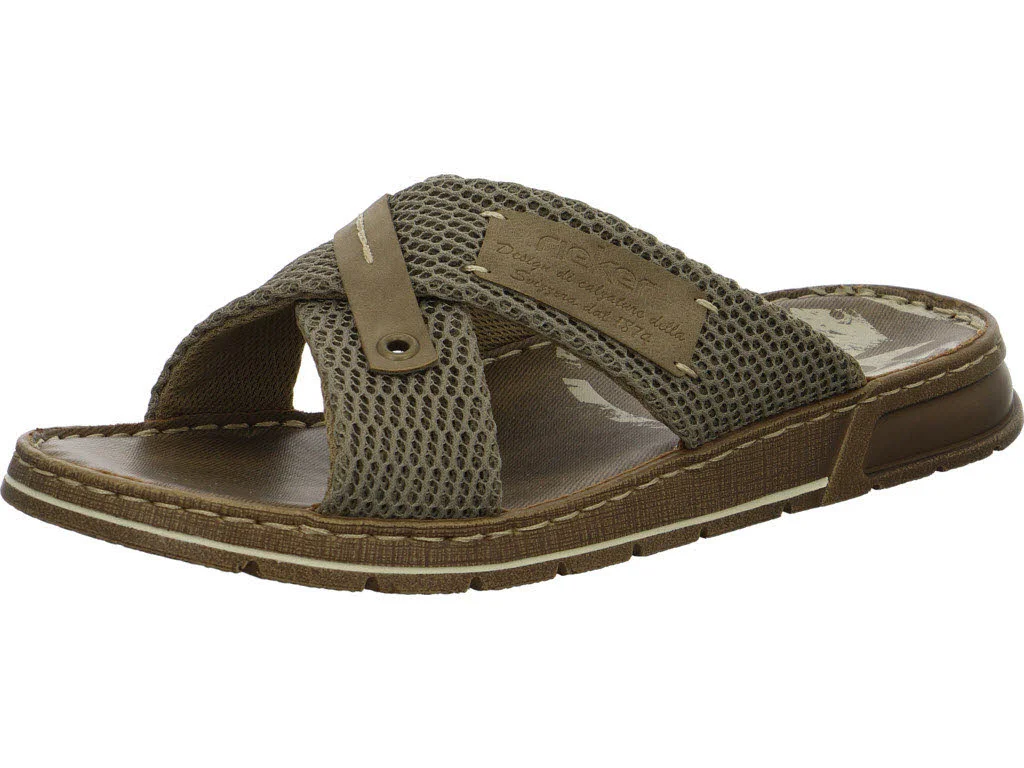 Rieker Pantoletten 21239-64 21239 kiesel/fango G (weit)