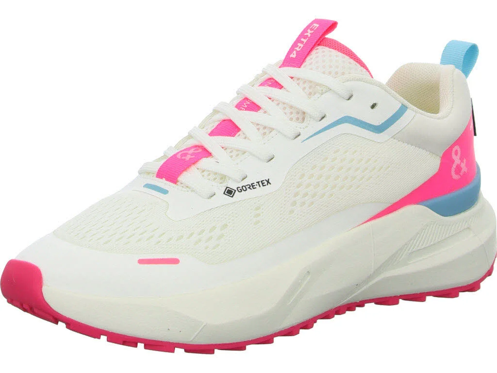 EXTR4 Damen Schnürschuhe 7705011 D-KAIZEN GTX bianco-fuxia normal