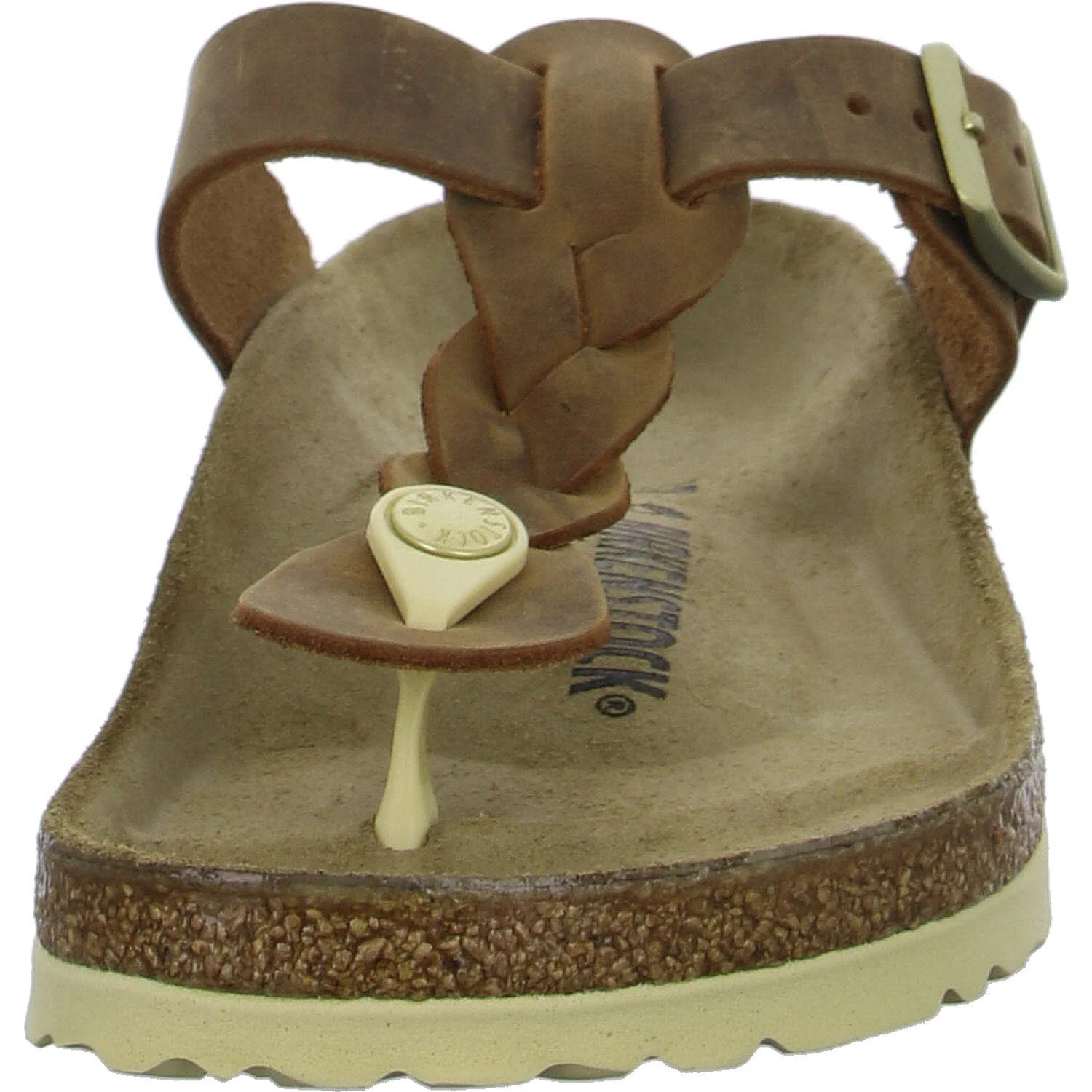 Element 3 von 8 (Bild) – BIRKENSTOCK Pantoletten 1021355 Gizeh Braided cognac normal