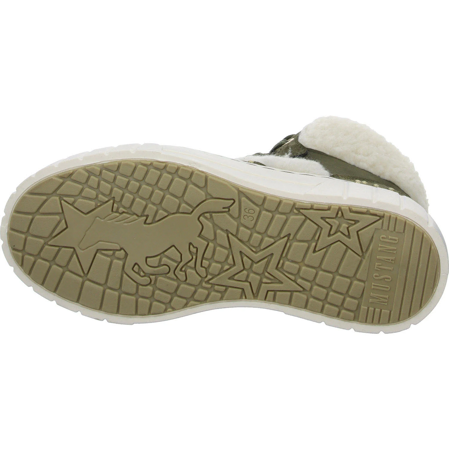 Mustang Damen Schnürstiefel warm 1446607-770 1446607 military normal