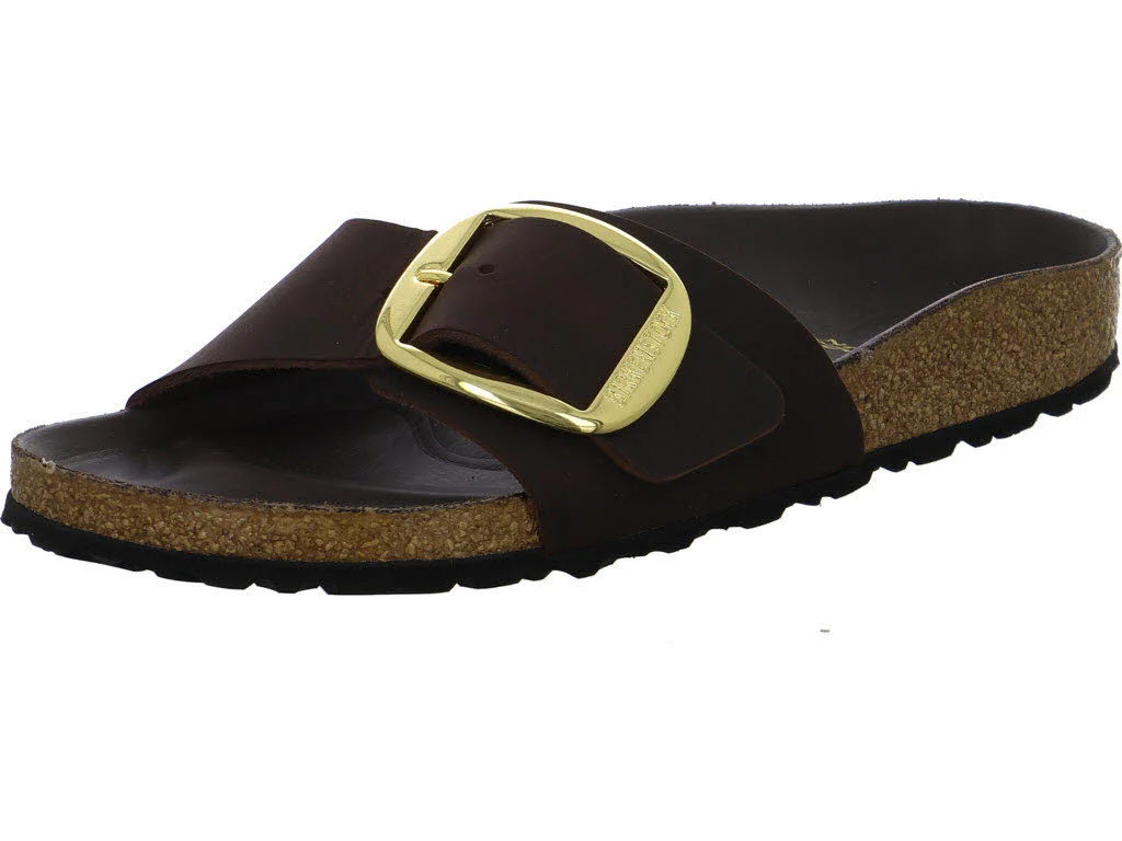 BIRKENSTOCK Pantoletten 1032914 Madrid Big Buckle habana schmal