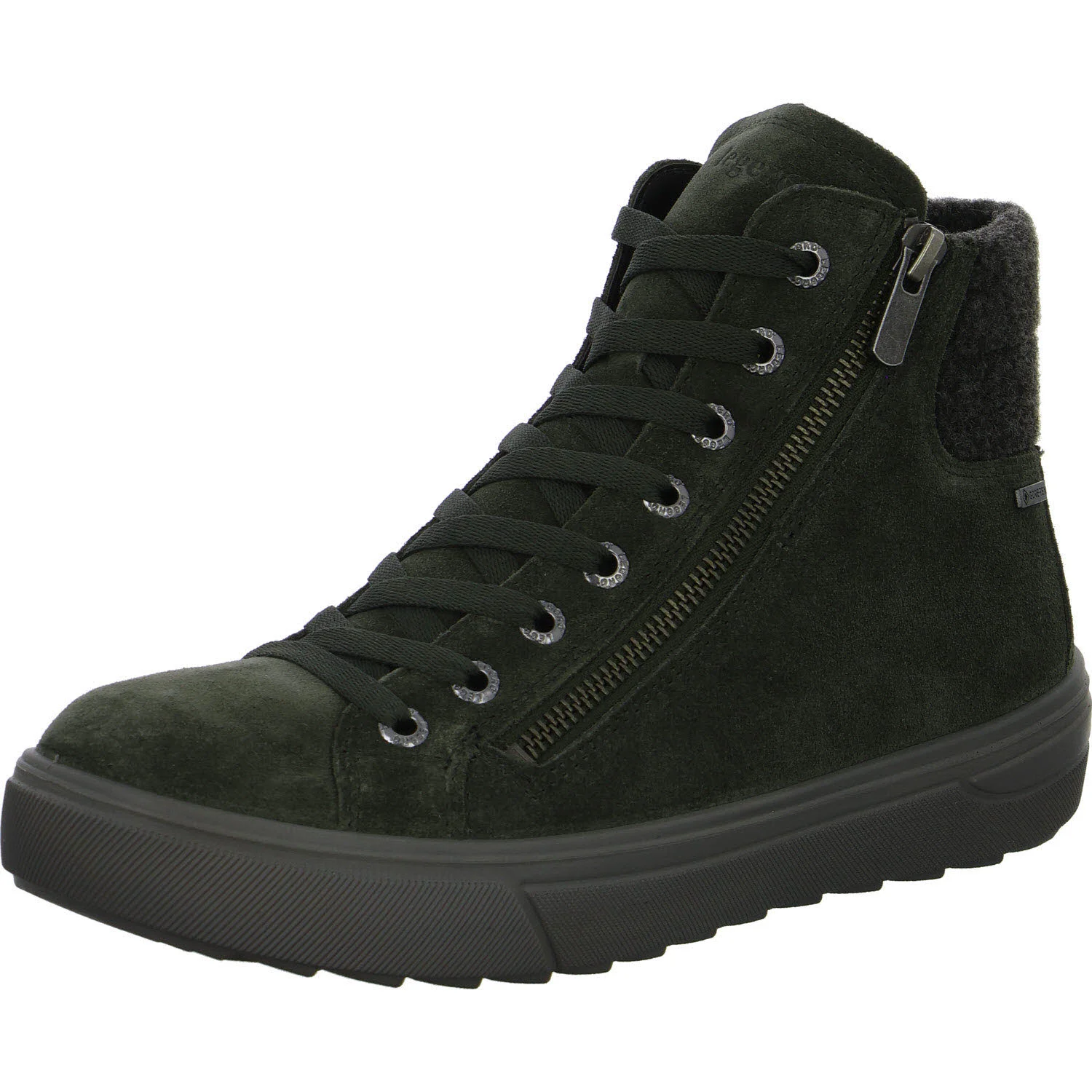 Legero Damen Schnürstiefel warm 2-000476-7950 Milena bean green (grün) H (weit)