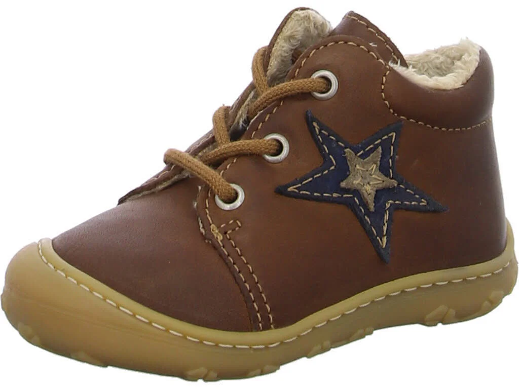 Ricosta Kinder Schnürstiefel 72 1222600/262 ROMMI cognac WMS mittel