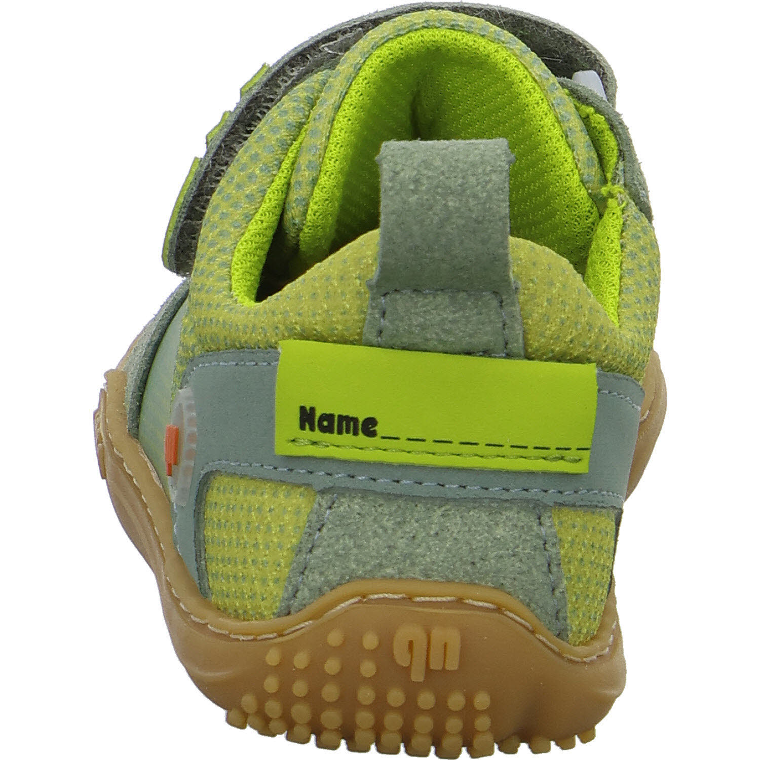 qnuffs Kinderschuh zum Schlupfen QN 0010042/110 Fichte river/grün WMS mittel