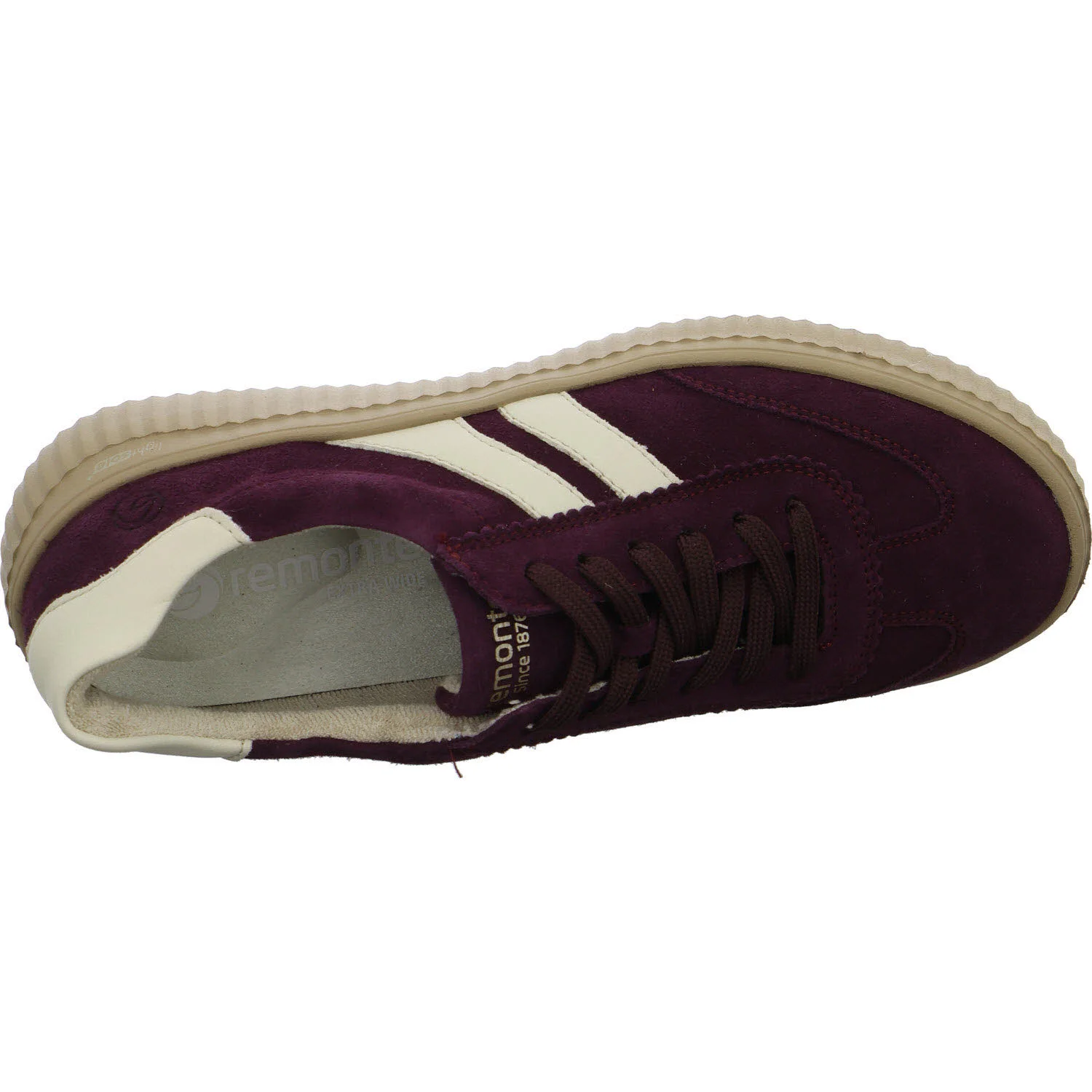 Remonte Damen Schnürschuhe D3E00-30 D3E00 brombeer/cotton H (extra weit)