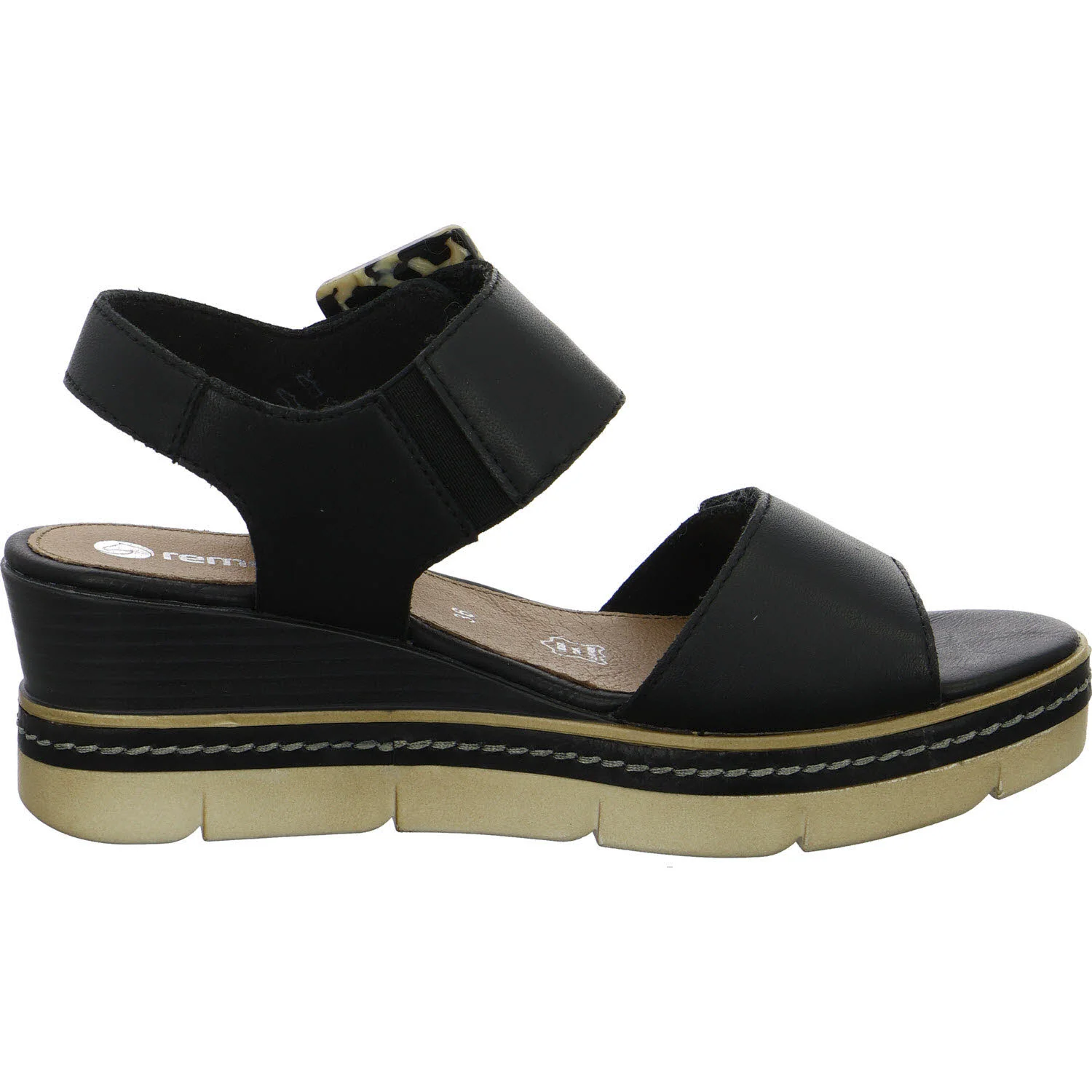 Remonte Damen Sandalen D2L53-00 D2L53 schwarz F 1/2 (normal)