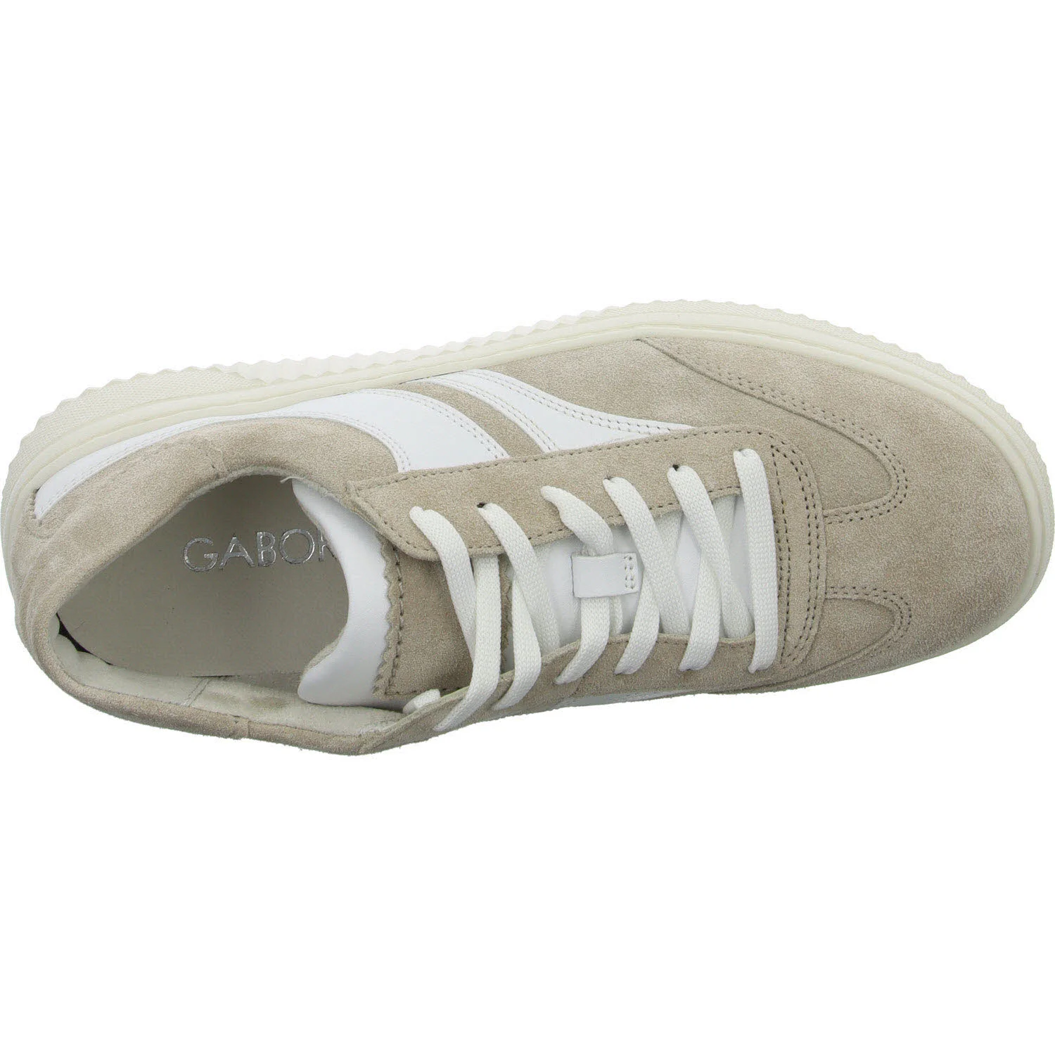 Gabor Damen Schnürschuhe 86.406.33 86.406 oasi/weiss K (extra weit)