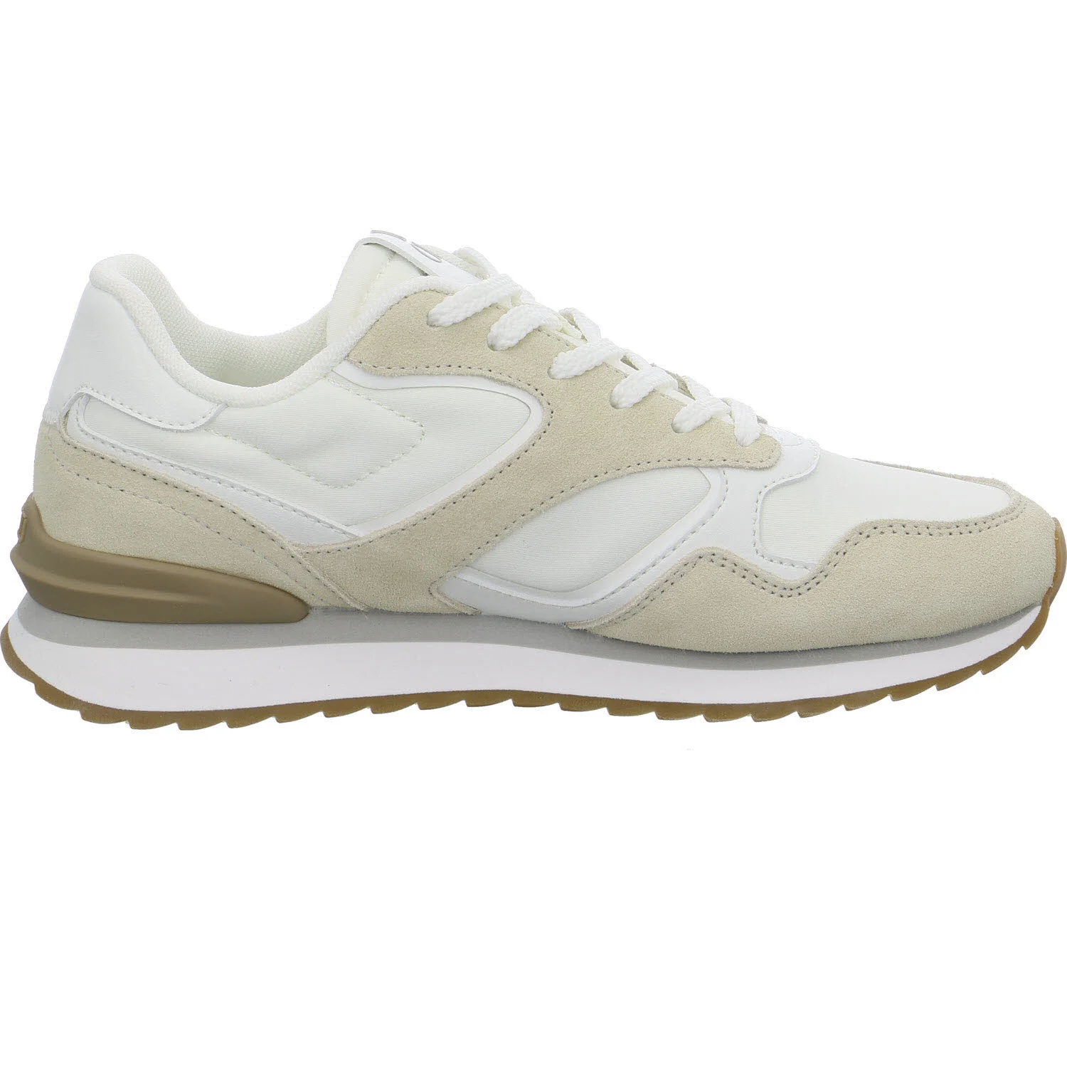 Marc O'Polo Damen Schnürschuhe 602 19323502 349 933 602 19323502 349 gray silk/offwhite normal