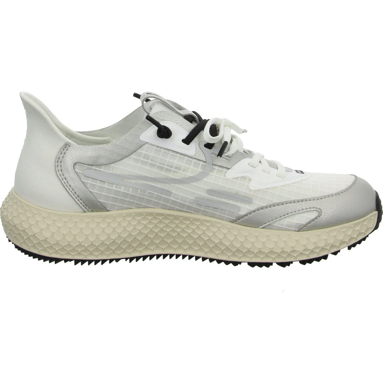tenhaag Damen Slipper 0025-089 easyhaag metallic/silver/white/black normal