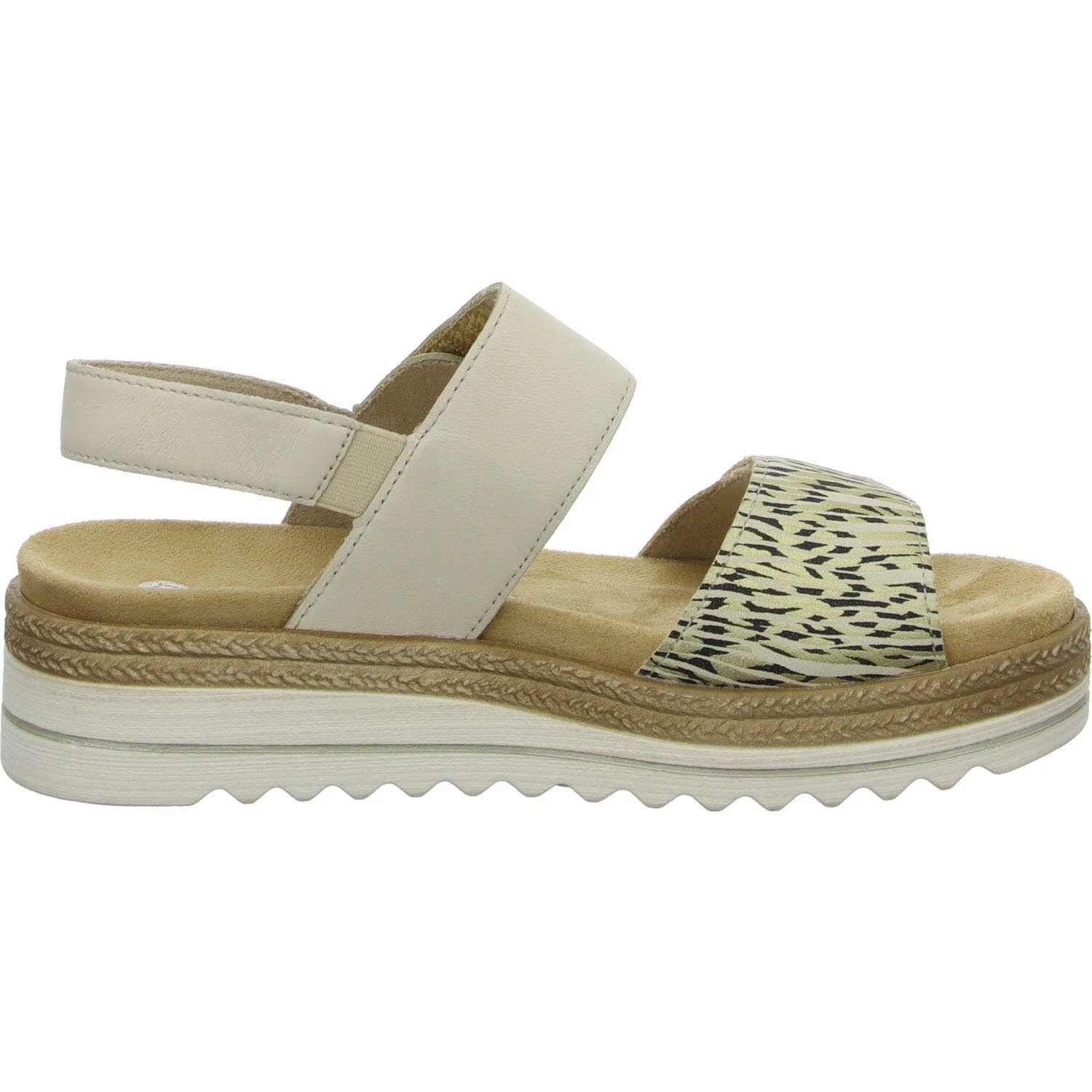 Element 7 von 8 (Bild) – Remonte Damen Sandalen D0Q59-60 D0Q59 beige-gold/porzellan F 1/2 (normal)