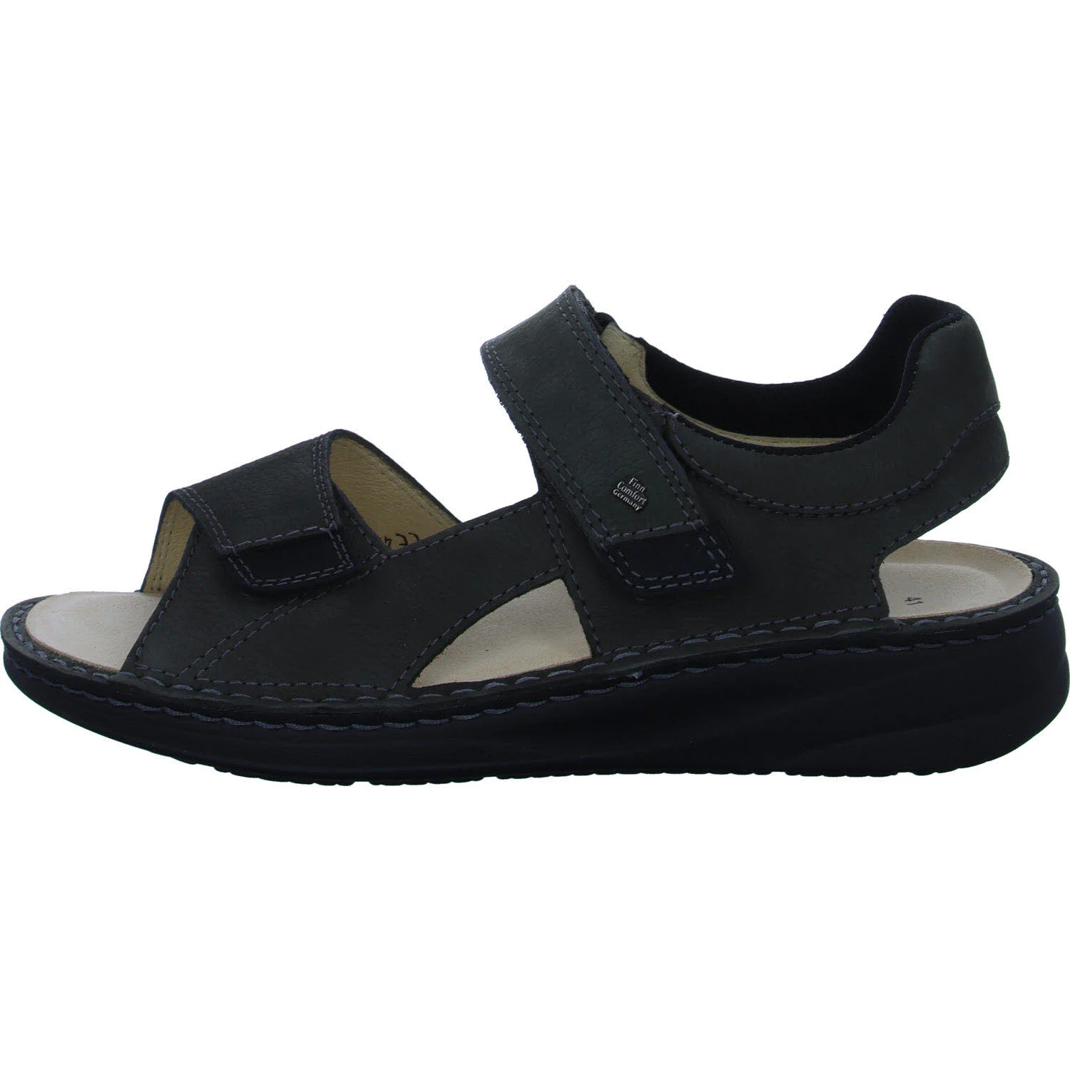 Element 6 von 8 (Bild) – Finn Comfort Herren Sandalen 01701-902622 Skiathos GREY/SCHWARZ weit