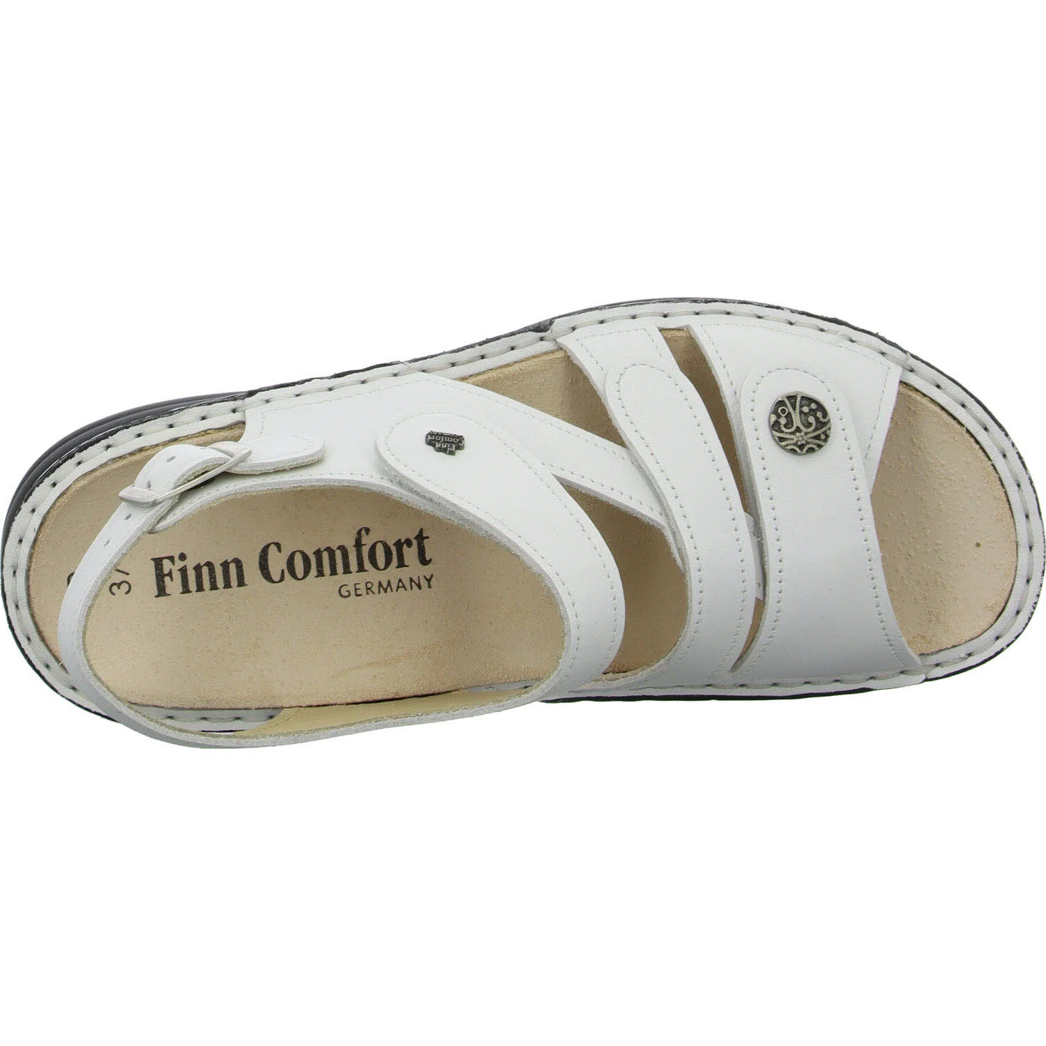 Element 8 von 8 (Bild) – Finn Comfort Damen Sandalen 02562-001000 Gomera weiss weit