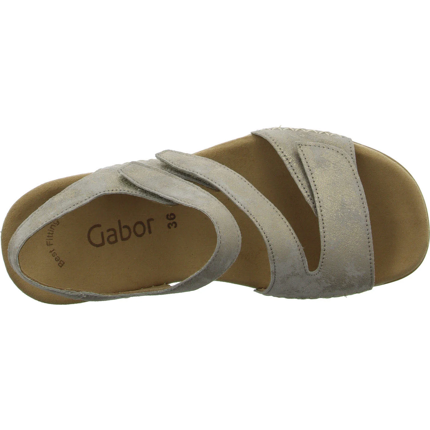 Element 8 von 8 (Bild) – Gabor Damen Sandalen 63.734.62 63.734 muschel F (schmal/normal)