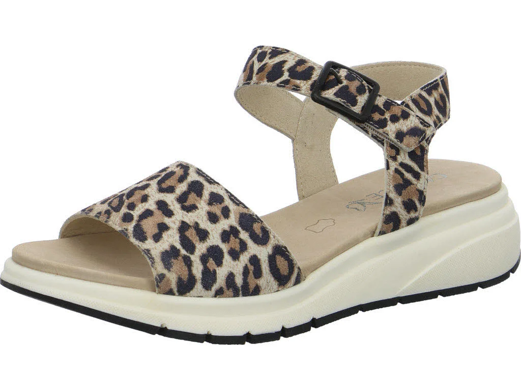 Caprice Damen Sandalen 9-28708-46-458 9-28708-46 leo G (normal)