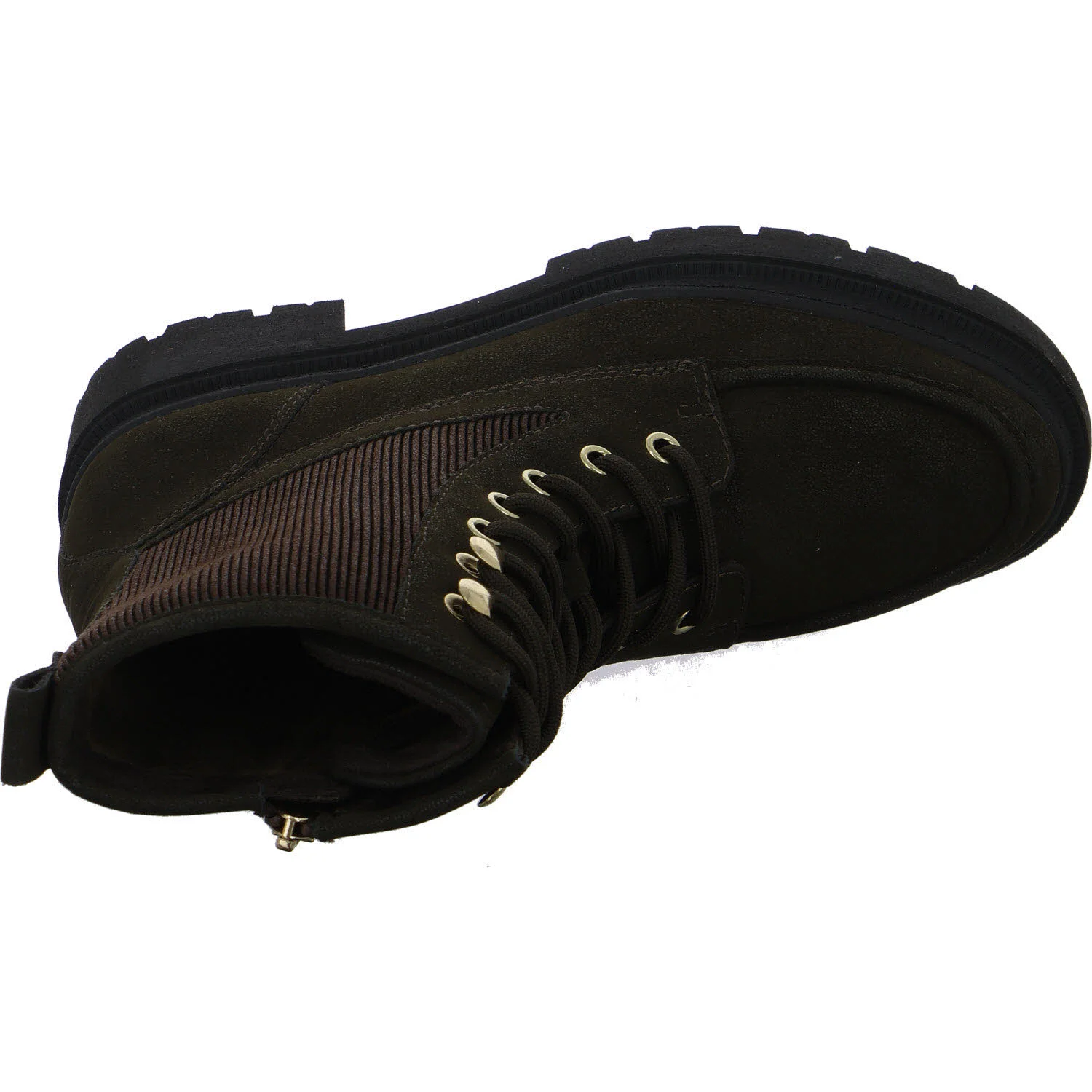 Marco Tozzi Damen Schnürstiefel 2-25265-47-370 2-25265-47 mocca nubuck normal