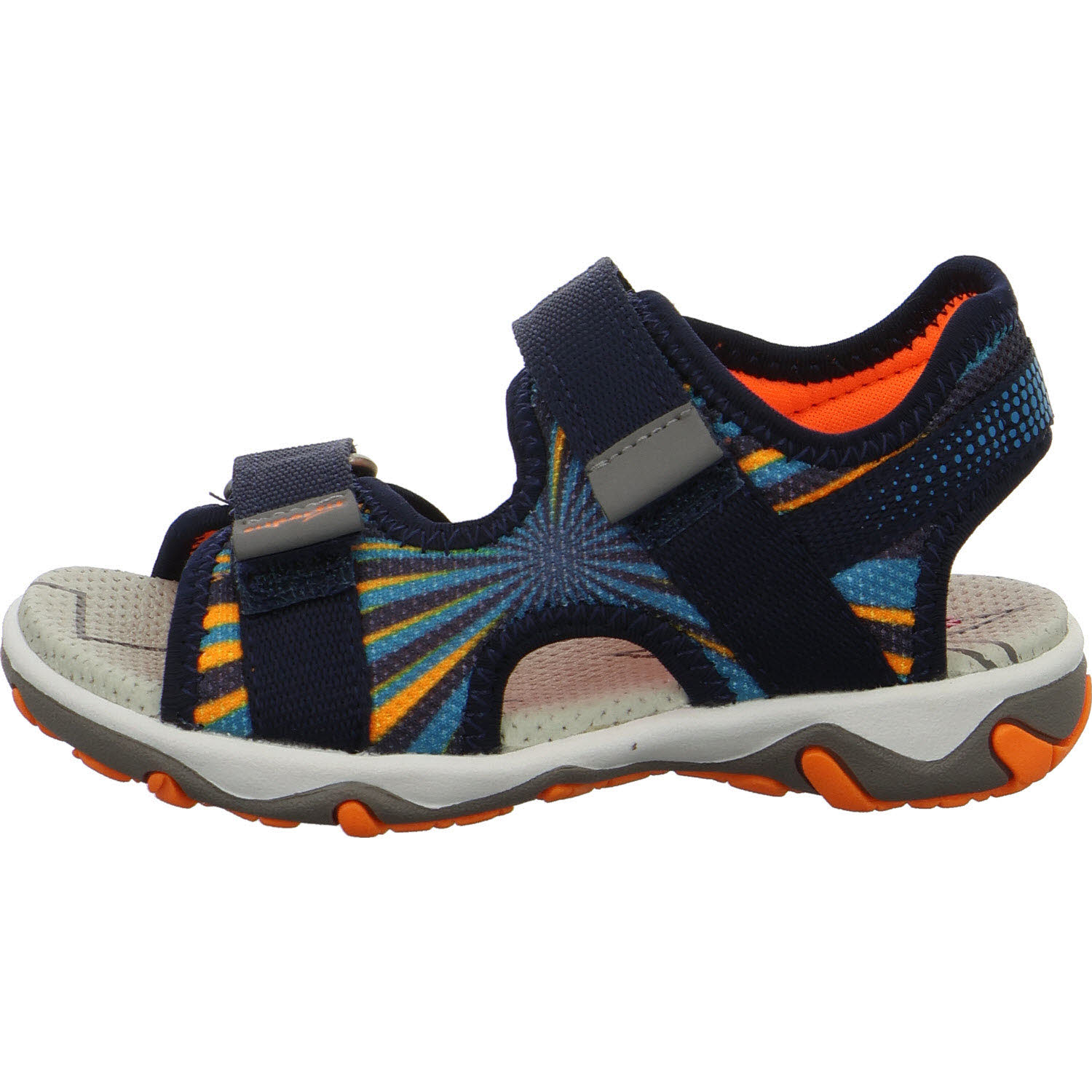 Superfit Kinder Sandalen 1-009465-8020 Mike 3.0 blau/orange WMS mittel