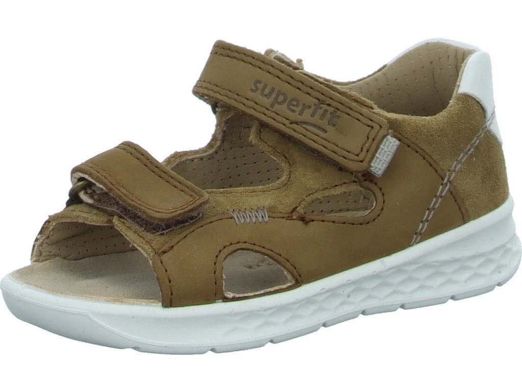 Superfit Kinder Sandalen 1-000510-3010 Lagoon braun/beige WMS mittel
