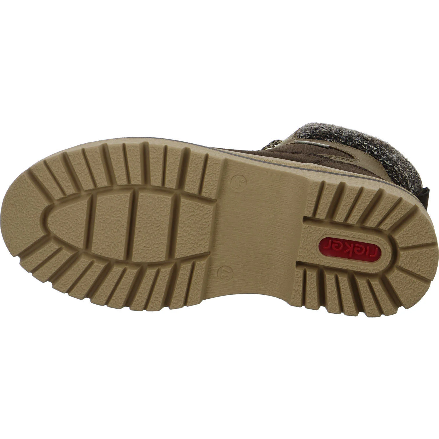Rieker Damen Schnürstiefel warm Y6210-25 Y6210 rancho/oat/braun-beige F 1/2 (normal)