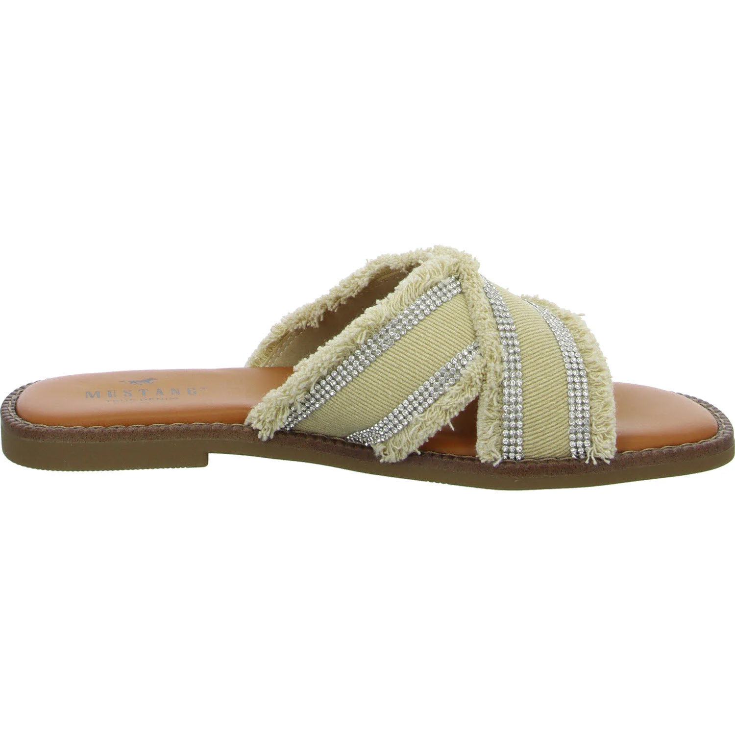 Mustang Damen Pantoletten 1519705-429 1519705 jeansbeige normal