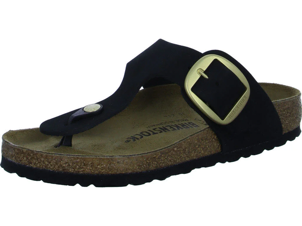 BIRKENSTOCK Pantoletten 1024019 Gizeh Big Buckle schwarz normal
